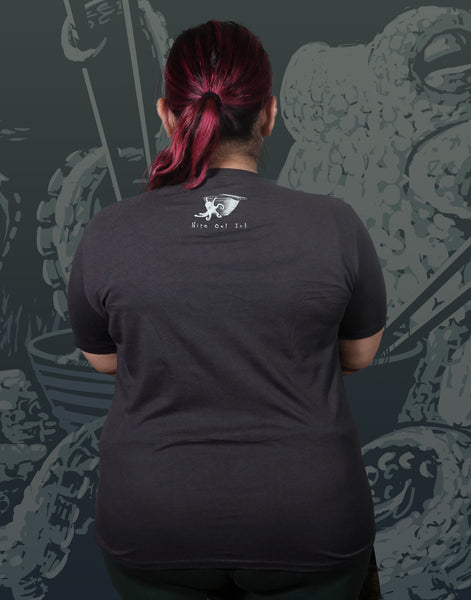 Octopus Ramen Plus Size Relaxed Fit Women's V-Neck