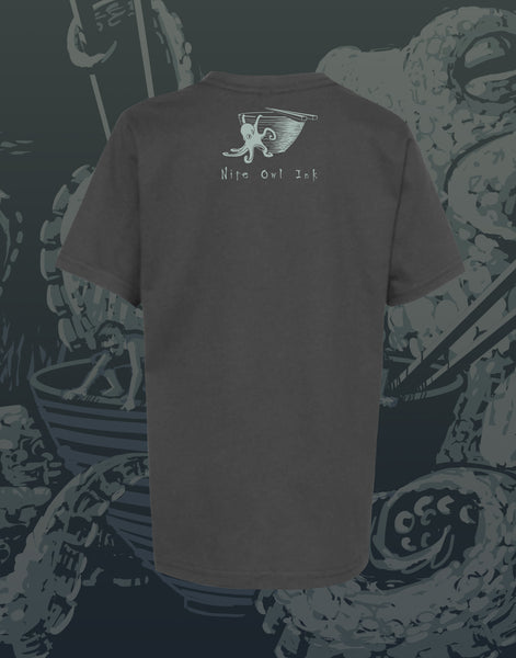 Octopus Ramen Youth Crew Neck