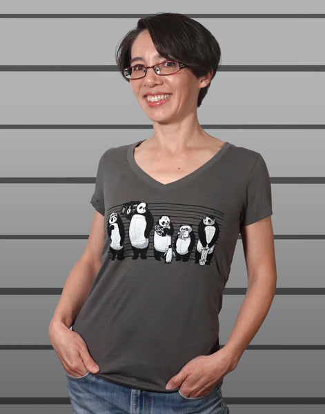 Panda Lineup Junior Women's Fitted V-Neck (New Fit)