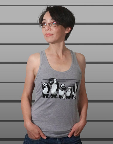Panda Lineup Junior Women's Racerback Tank