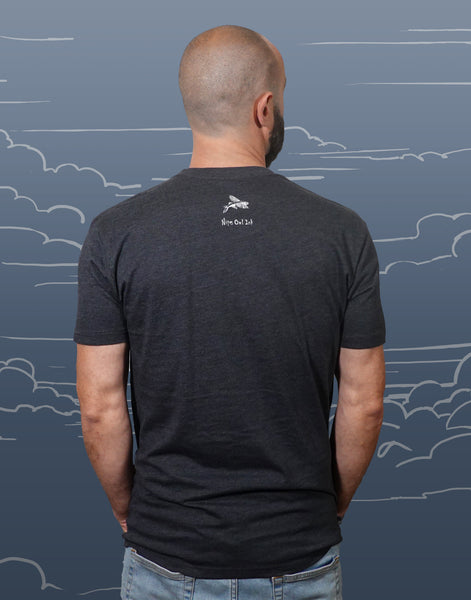 Sky Diver Men's Fitted Crew Neck