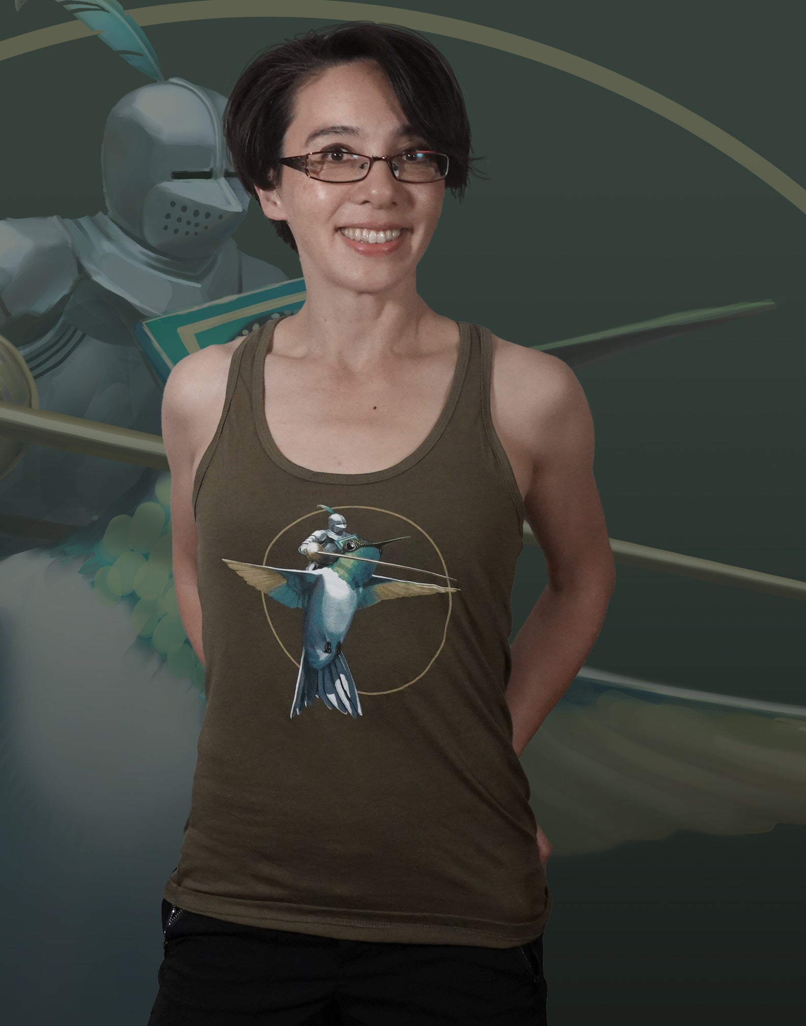 The Nectar Crusades Junior Women's Racerback Tank