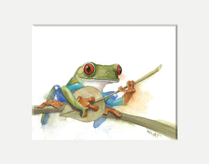 Frog Jam Art Print