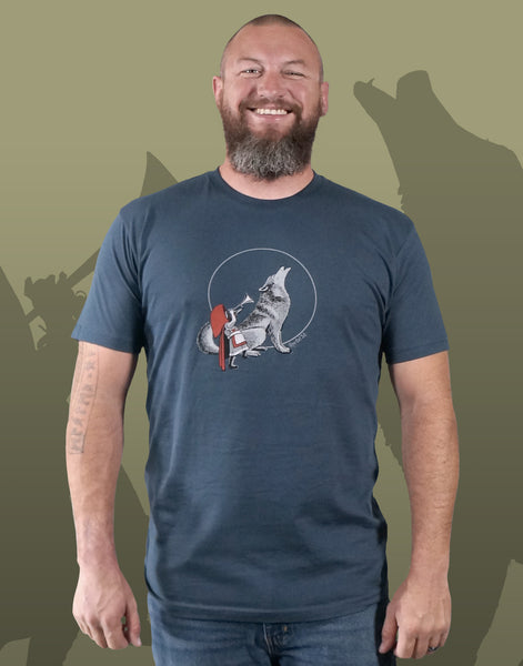 Little Red Men's Fitted Crew Neck
