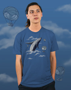 Whale Watching Men's Fitted Crew Neck