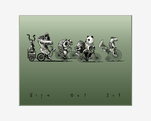 Bike Party Art Print