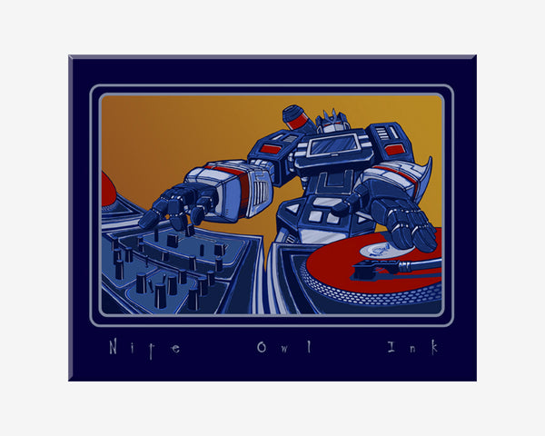 DJ Art Print – Nite Owl Ink