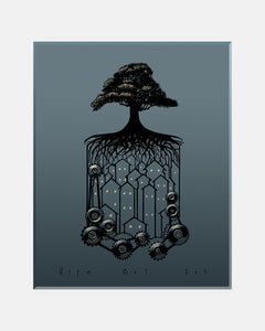 Tree Cog Art Print